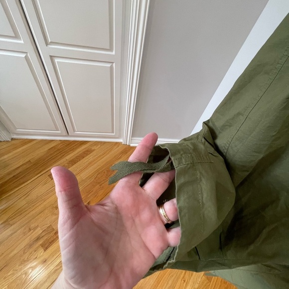 Ellos Women's Plus Size Stretch Cargo Capris size 32 3X casual army green  NWOT - Picture 8 of 16